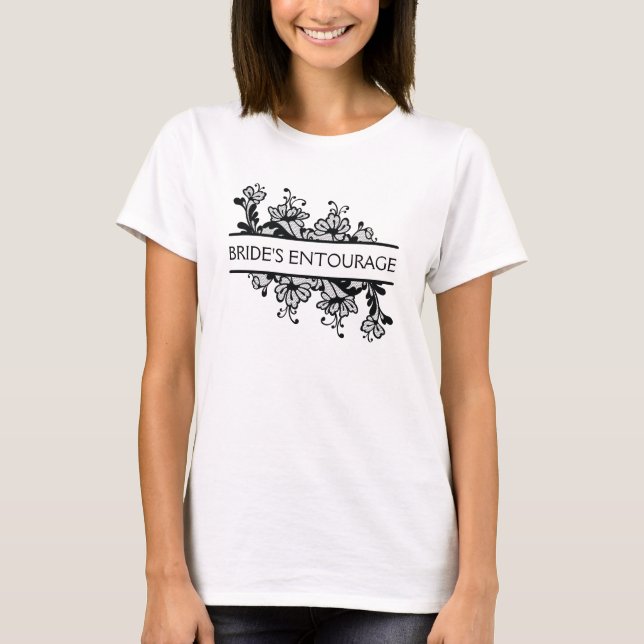 Bride Entourage Shirt Tee Shirt (Framsida)