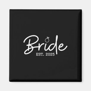Bride Est 2025 Future Maka Bride to be Bachelorett Magnet
