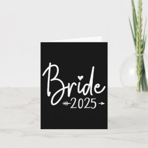 Bride Est 2025 Married Bröllop Brudens sida Bachel Kort