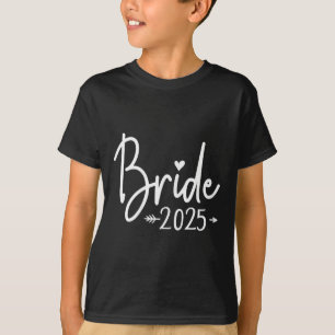 Bride Est 2025 Married Bröllop Brudens sida Bachel T Shirt