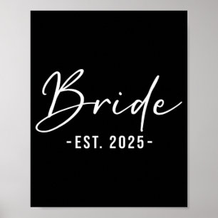 Bride Est. 2025 Matchning - Redot växer Poster