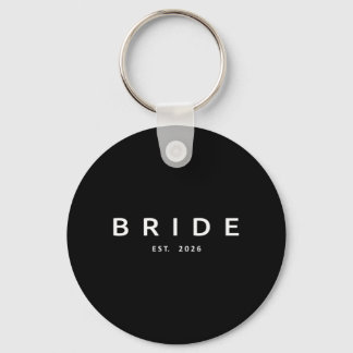 Bride Est 2026 Bridal Shower Wedding Bachelorette Nyckelring