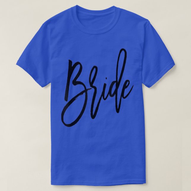 Bride Förlovning Newlyows T Shirt (Design framsida)