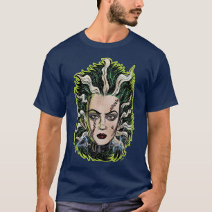 Bride Frankenstein Horror Animation Pop Surreal T Shirt