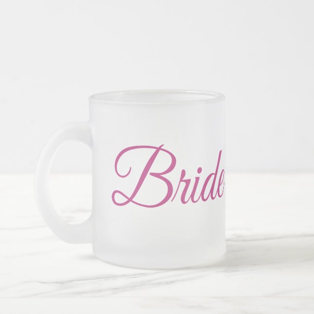 Bride Frosted Glass Mug Frostad Glasmugg (Vänster)