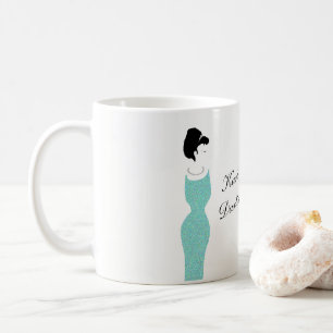 BRIDE Glam & Bling Darling Förlovning Brudens sida Kaffemugg