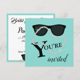 BRIDE Glam Celebrate Diamond Tiara Party Shower Inbjudningar