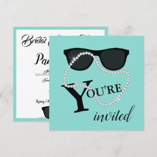 BRIDE Glam Celebrate Diamond Tiara Party Shower Inbjudningar