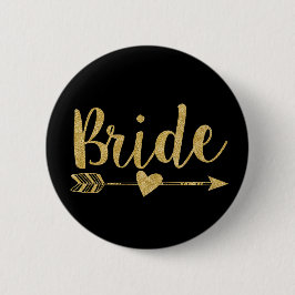 Bride | Glitter-Print Golden Knapp