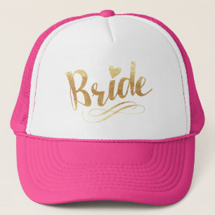 Bride Golden Truckerkeps