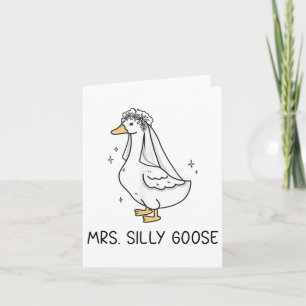 Bride Goose Gettin Loose från Fåniget Bröllop Kort