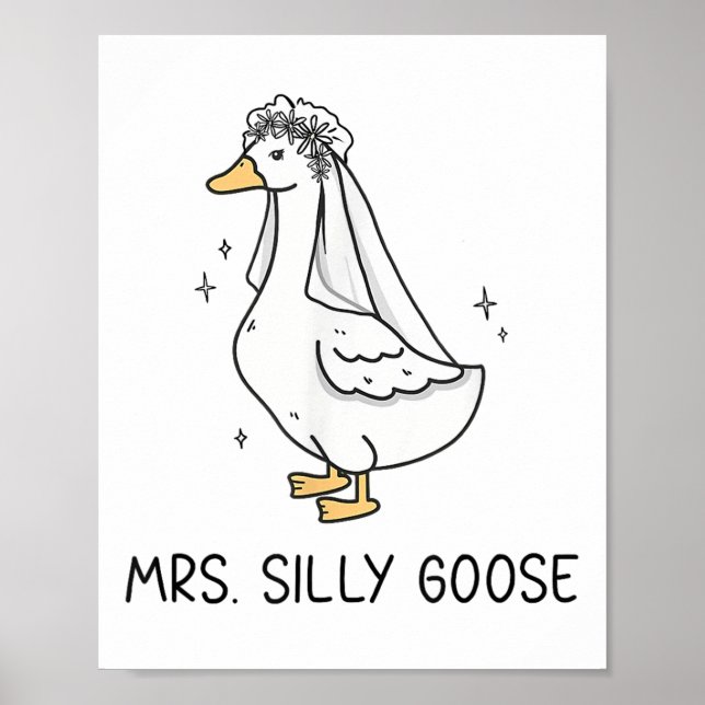 Bride Goose Gettin Loose från Fåniget Bröllop Poster (Framsidan)