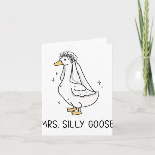 Bride Goose Gettin'Loos, Bröllop, Fånig Kort
