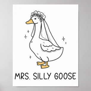 Bride Goose Gettin'Loos, Bröllop, Fånig Poster