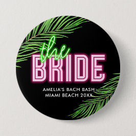 Bride Grönt & Rosa Tropical Bach Knapp