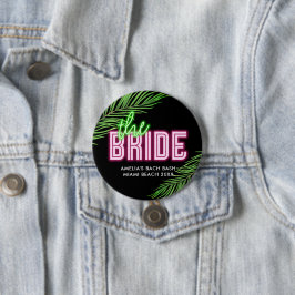 Bride Grönt & Rosa Tropical Bach Knapp