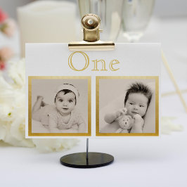 Bride Groom Anpassningsbar Age Guld Bordsnummer