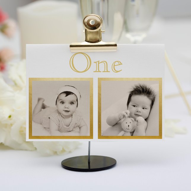 Bride Groom Anpassningsbar Age Guld Bordsnummer (Skapare uppladdad)