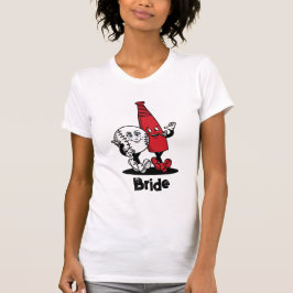 Bride Groom Baseball & Fladdermus Funny T Shirt