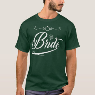Bride Groom Bröllop Bachelorette Party Giftermål B T Shirt