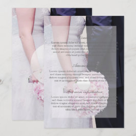 Bride & Groom Bröllop Inbjudningar