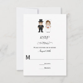 Bride & Groom - Bröllop OSA Kort