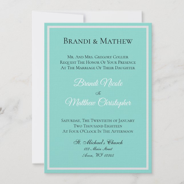 Bride & Groom Bröllop Suite Elegant Ceremony (Framsida)