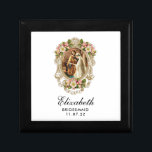 Bride Groom Christian Guld Blommigt Bridesmaid Minnesask<br><div class="desc">Med en vacker katolsk bild av den välsignade Jungfru Mary och St. Joseph på deras bröllopsdag övertäcktes en guld ram med blommor. Den traditionella ledamoten ber i mitten.</div>