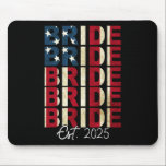 Bride Groom Est. 2025 USA Ny gifta Par Musmatta<br><div class="desc">Bride Groom Est. 2025 Matchning mellan USA och Ny gifta Par</div>
