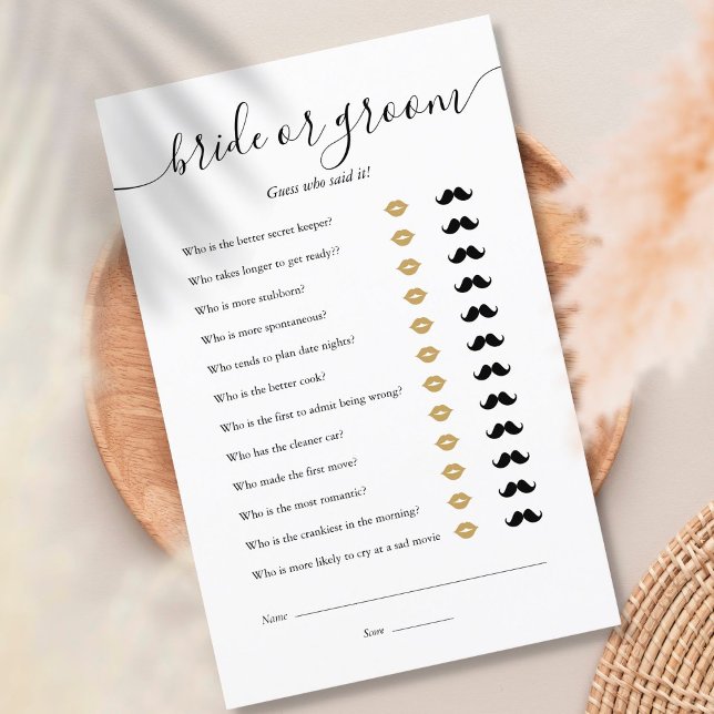 Bride Groom gissar vem som spelar Möhippa (Skapare uppladdad)