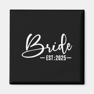 Bride Groom Groom Bröllop Förlovning Bri Magnet