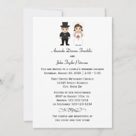 Bride & Groom - Inbjudan till en dusch