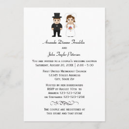 Bride & Groom - Inbjudan till en dusch