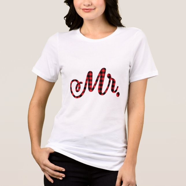 Bride Groom Jul Bröllop Matching Coup T Shirt (Framsida)