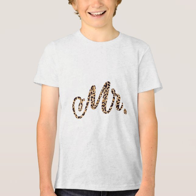 Bride Groom Leopard Print Bröllop Matching Coup T Shirt (Framsida)