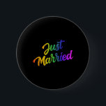 Bride Groom Lgbtq Bachelor Party Bröllop Tee - Man Knapp<br><div class="desc">Bride Groom Lgbtq Bachelor Party Bröllop Tee - Manar Black Small Regular Fit Kortärmad - Lgbt</div>