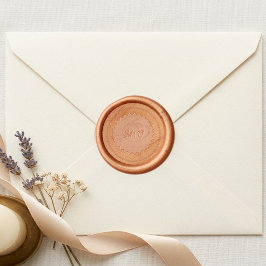 Bride Groom Monograms Wedding Minimalistic Frame 