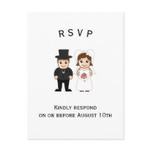Bride & Groom - OSA-postkort