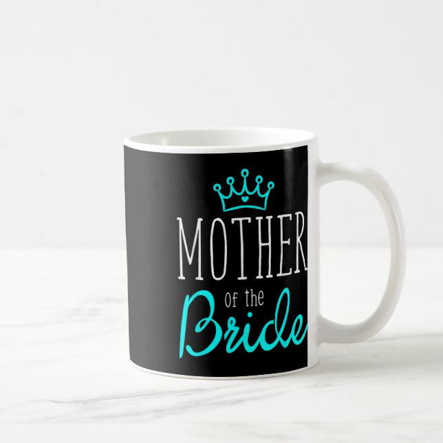 Bride Groom Shirts Budens mamma Bröllop Squ Kaffemugg (Höger)