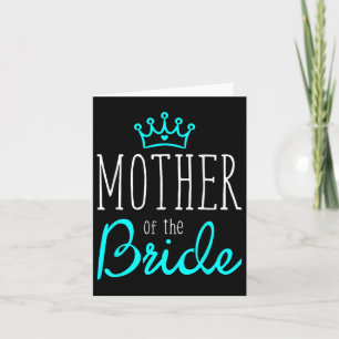 Bride Groom Shirts Budens mamma Bröllop Squ Kort