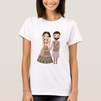Bride & Groom Silhouette T Shirt