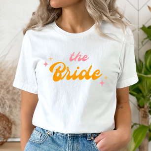 Bride Groovy Rosa & Orange T Shirt