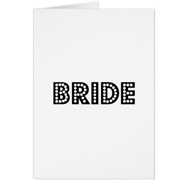 Bride Hälsningskort (Framsidan)