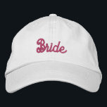 Bride Hat Broderad Keps<br><div class="desc">Firar bröllop med den här Bride-hatten!</div>