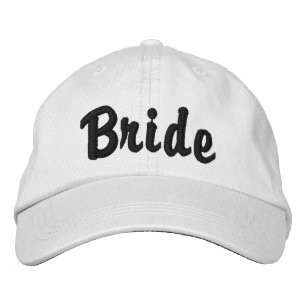 "Bride" Hat Broderad Keps