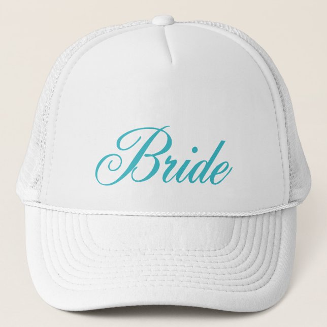 Bride Hat i Blue Truckerkeps (Framsida)