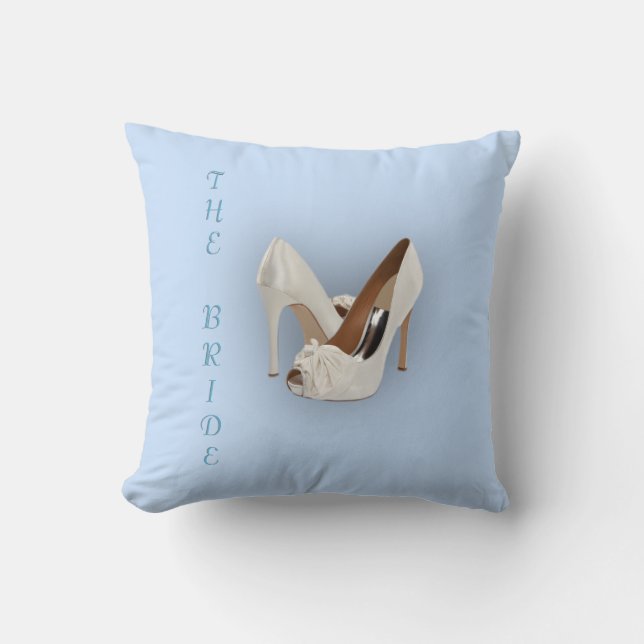 Bride Heels Blue Kudde (Framsida)