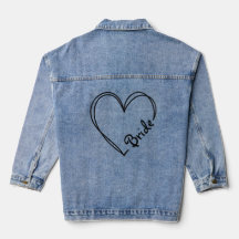 Bride, hen do, bachelorette Denim Jacka