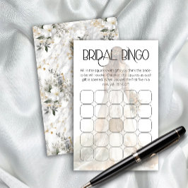 Bride i Bröllop Gown möhippa bingo-spel