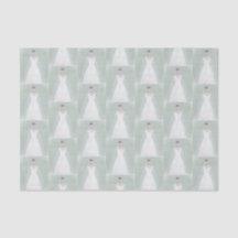 Bride i bröllop klänning